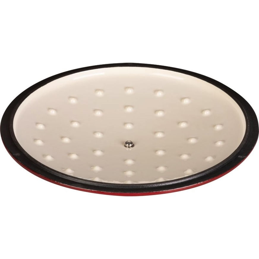 Oala cu capac din fonta emailata,SGTT, capacitate 4l, manere prindere, diametru 24 cm — imaginea 4