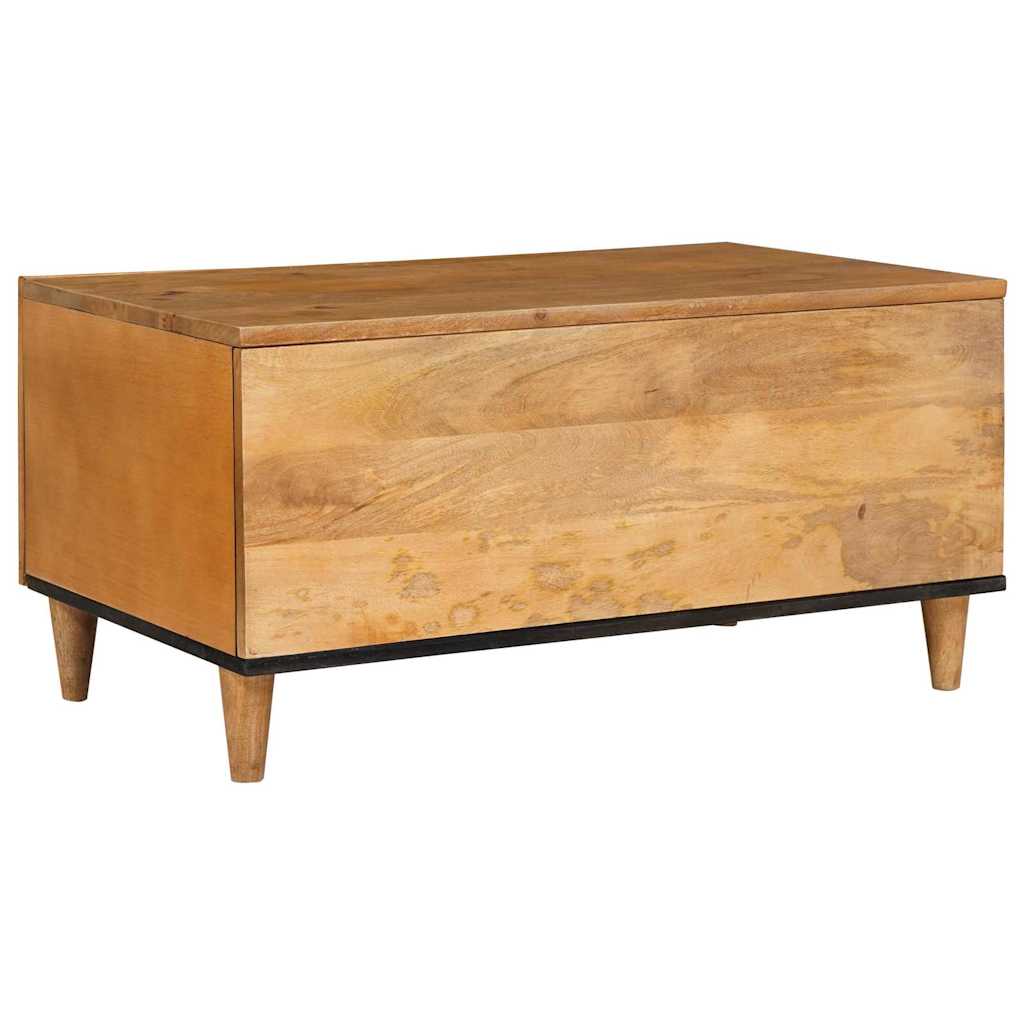 Masa de cafea Maro deschis 80 x 50 x 40 cm Lemn masiv de mango — imaginea 5