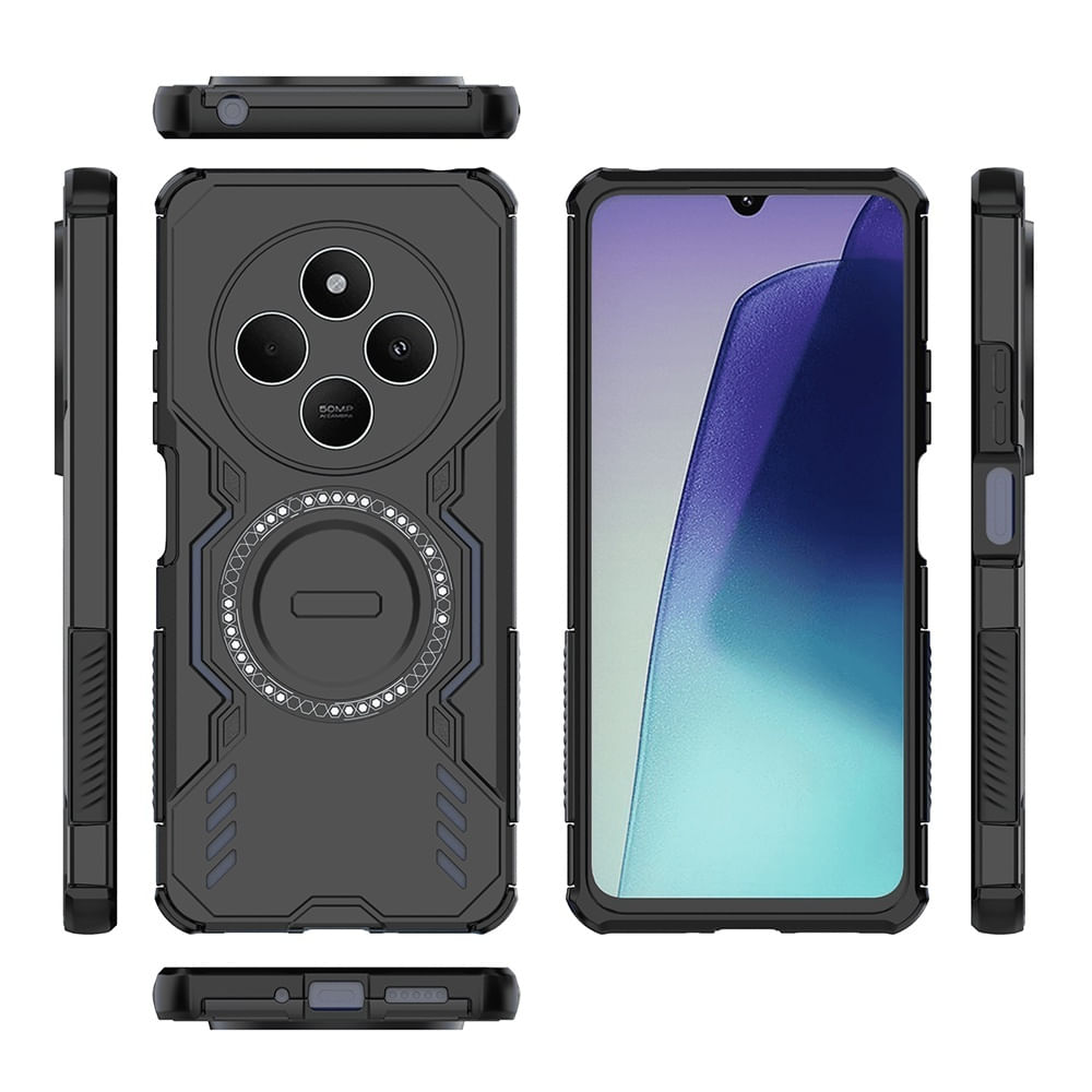 Husa pentru Xiaomi Rosumi 14C / Poco C75 - Techsuit ArmorMag Case - Negru