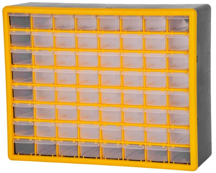 Organizator accesorii, 64 sertare, 50x16x39 cm, maxim 15 kg — imaginea 3