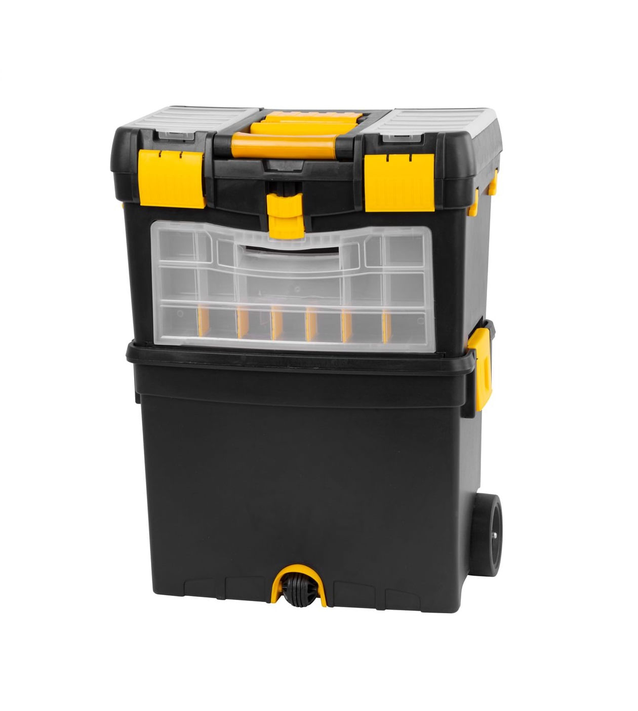 Cutie scule pe roti, dimensiune 45x26x62 cm, maner ajustabil, max 25 kg — imaginea 4