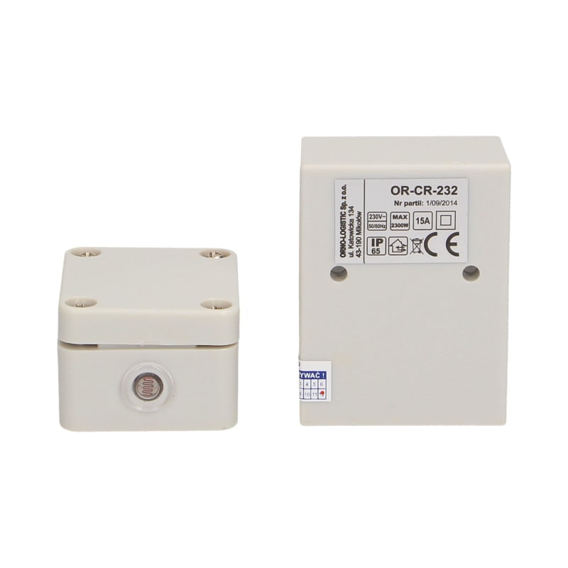 Senzor crepuscular ORNO OR-CR-232, cu sonda externa, IP65