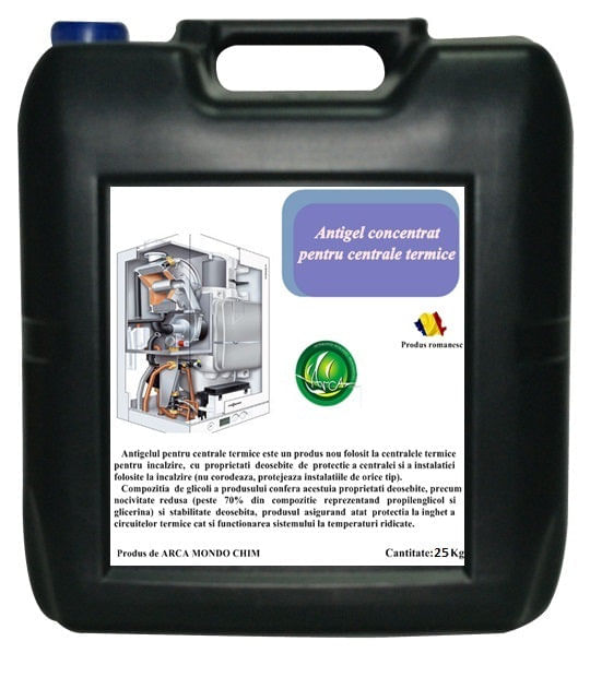 Antigel concentrat pentru centrale Arca Lux, Bidon 25Kg