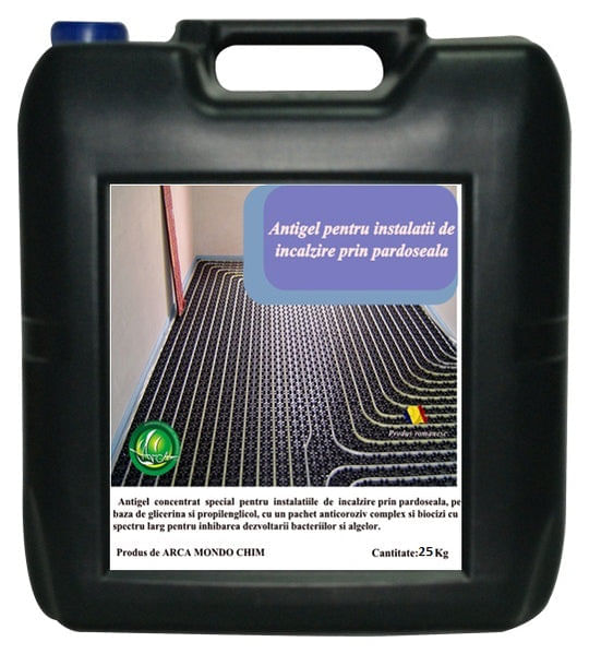 Antigel incalzire pardoseala, concentrat Arca Lux, Bidon 25 Kg