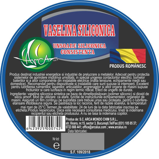 Vaselina siliconica , 250 GR