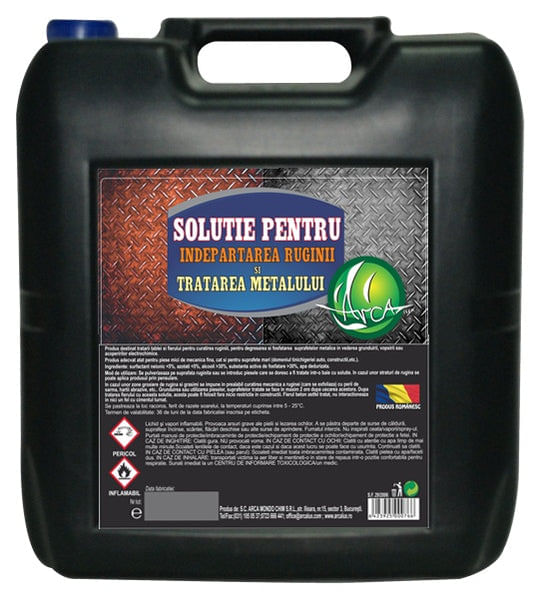 Solutie pentru indepartarea ruginei si tratarea metalului, Bidon 20 kg