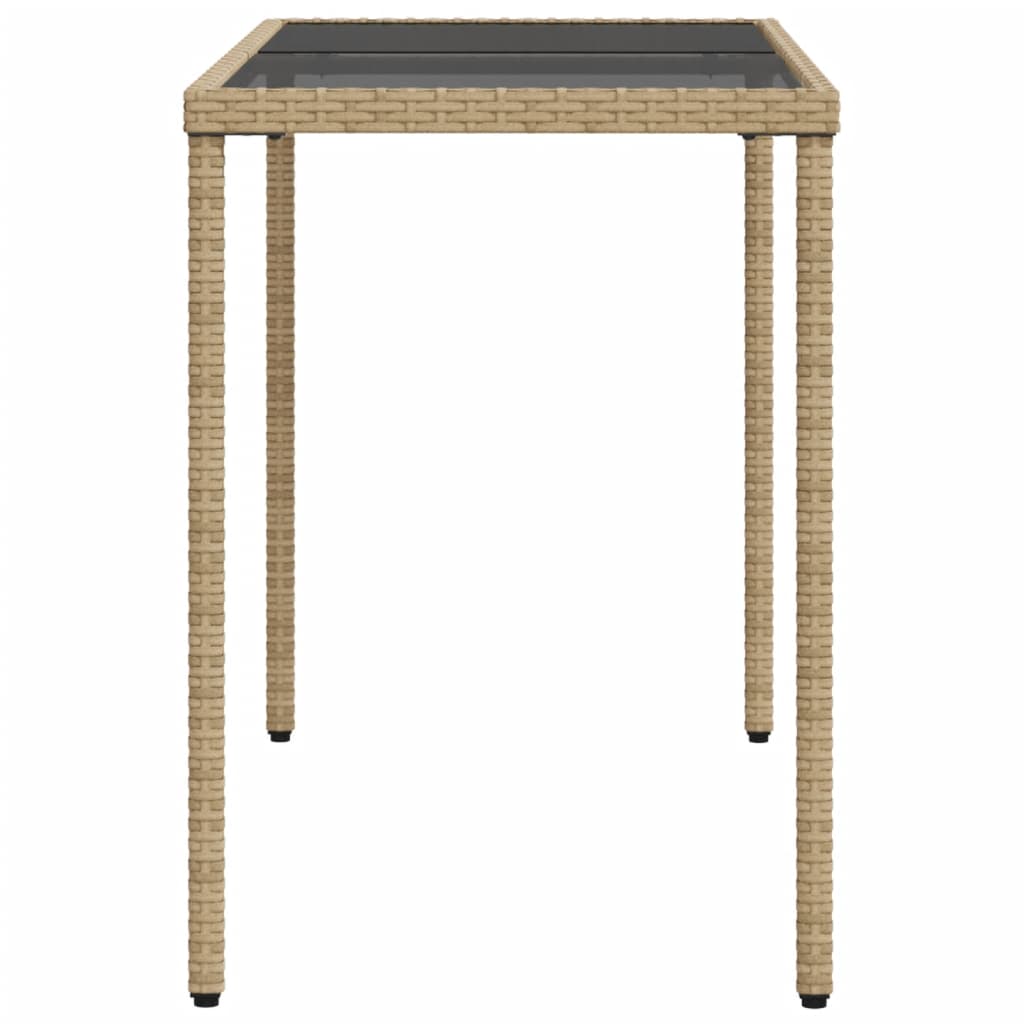 Set mobilier pentru gradina, 5 piese, cu perne, bej, poliratan — imaginea 10