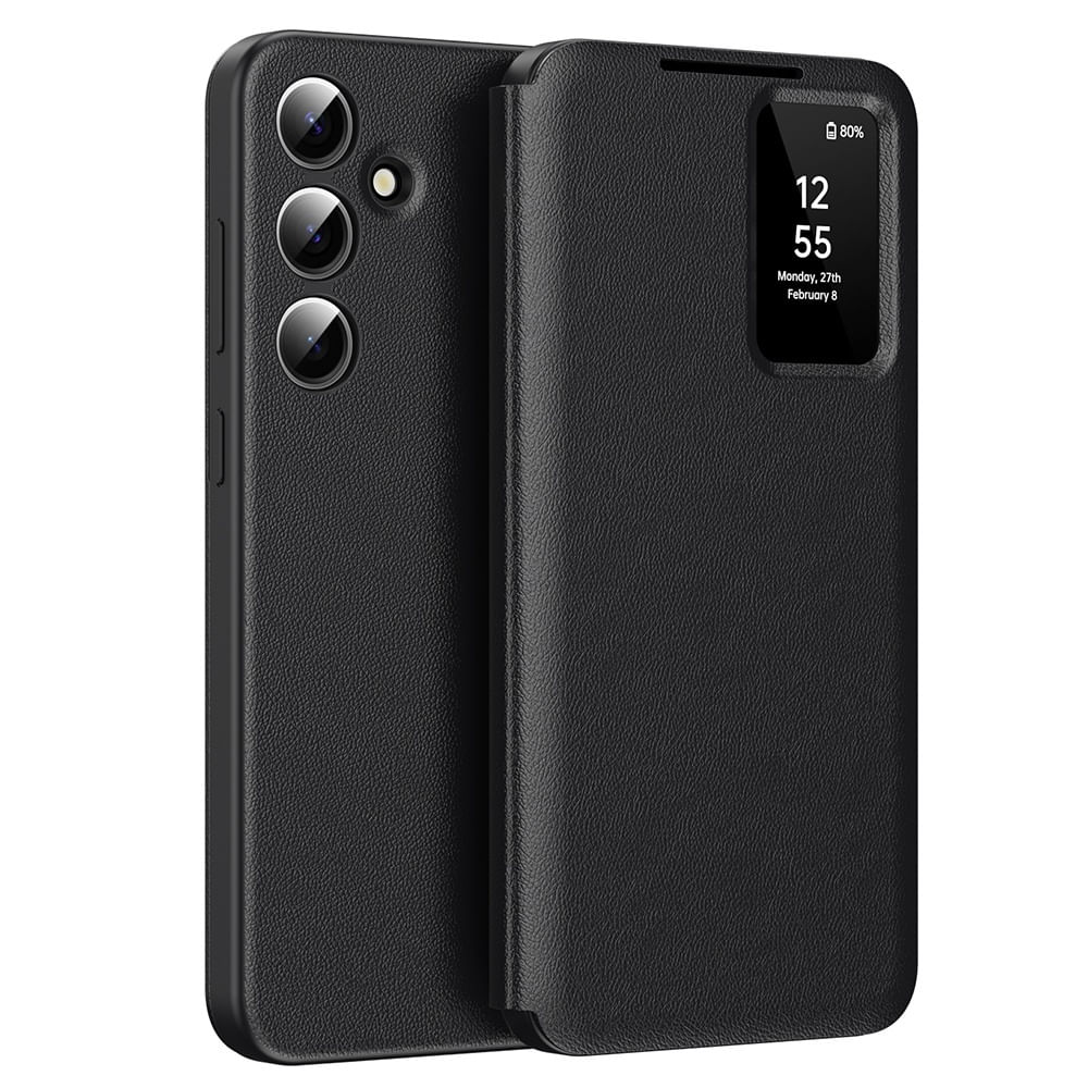 Husa pentru Samsung Galaxy S24 - Techsuit SmartView Series - Negru