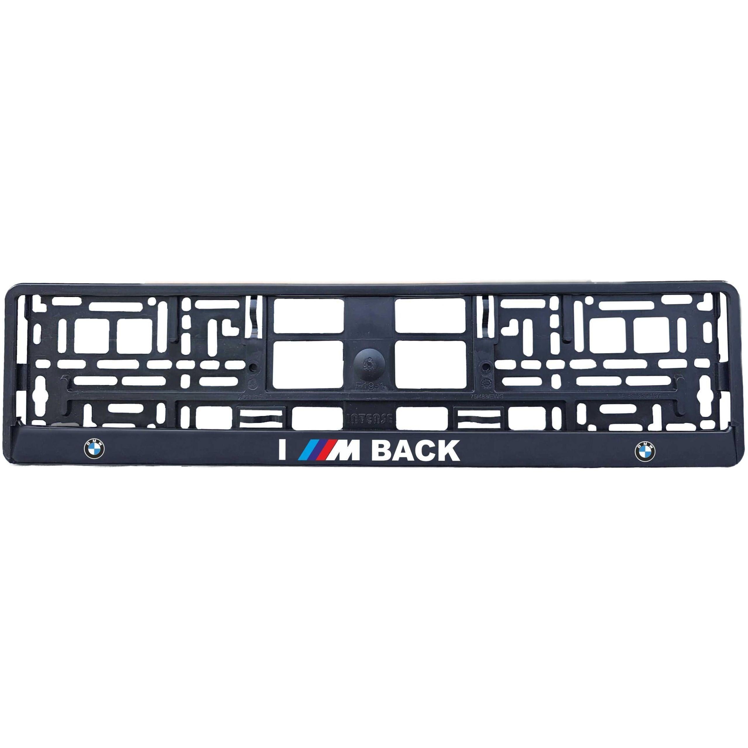 Set 2 bucati suport numar inmatriculare personalizat BMW MPerformance
