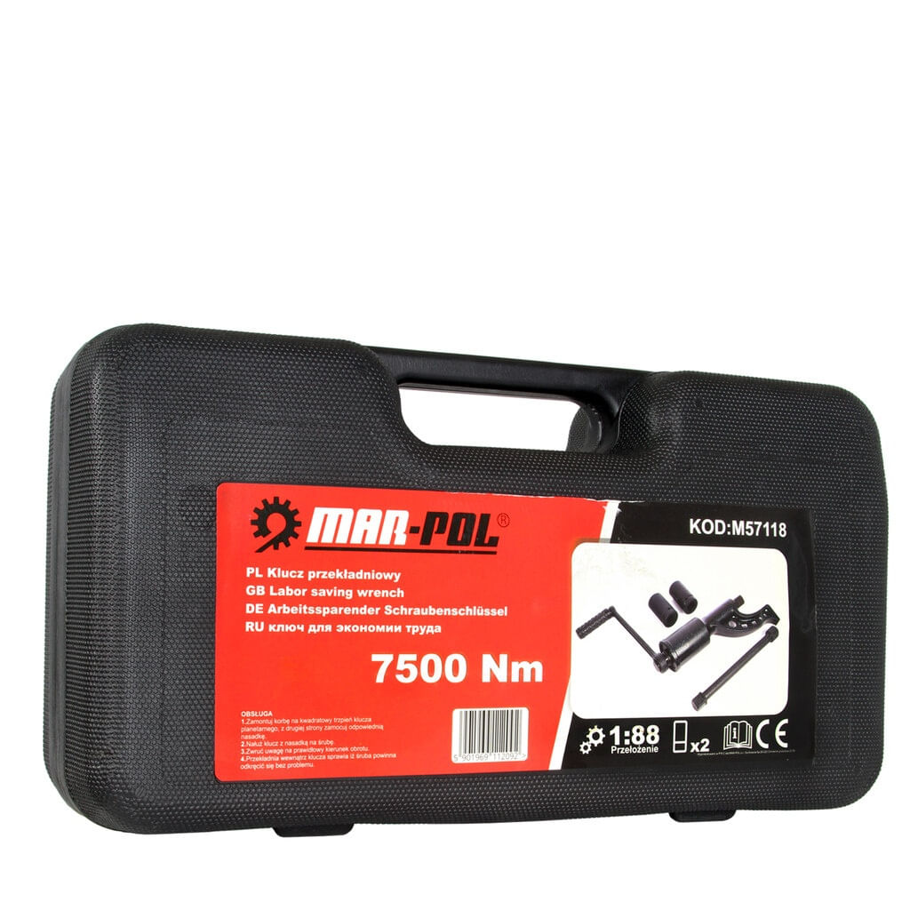 Cheie cu Multiplicator forta 7500Nm cu chei de 33 si 32mm XM57118 — imaginea 5