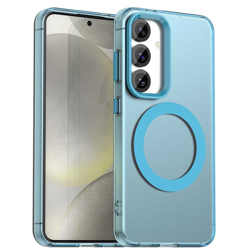 Husa pentru Samsung Galaxy S24 FE - Techsuit CandyCase MagSafe - Albastru