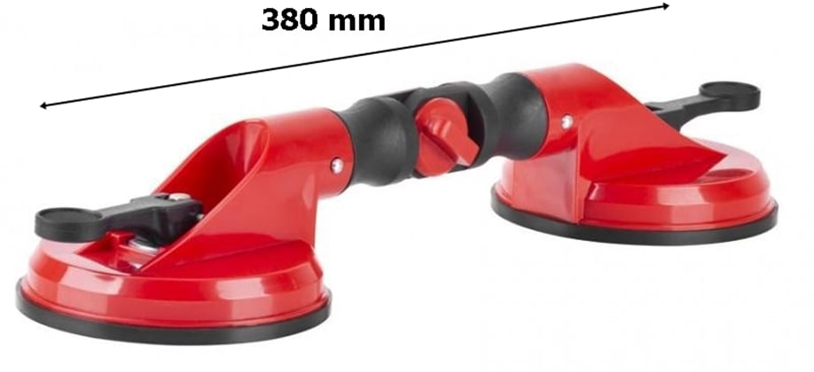 Ventuza dubla pentru geamuri si parbrize cu posibilitate de reglare unghi 90-270 grade — imaginea 2