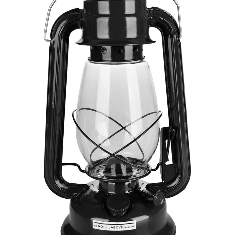 Lampa cu gaz lampant, SGTT Black, inaltime 30 cm, cu agatatoare