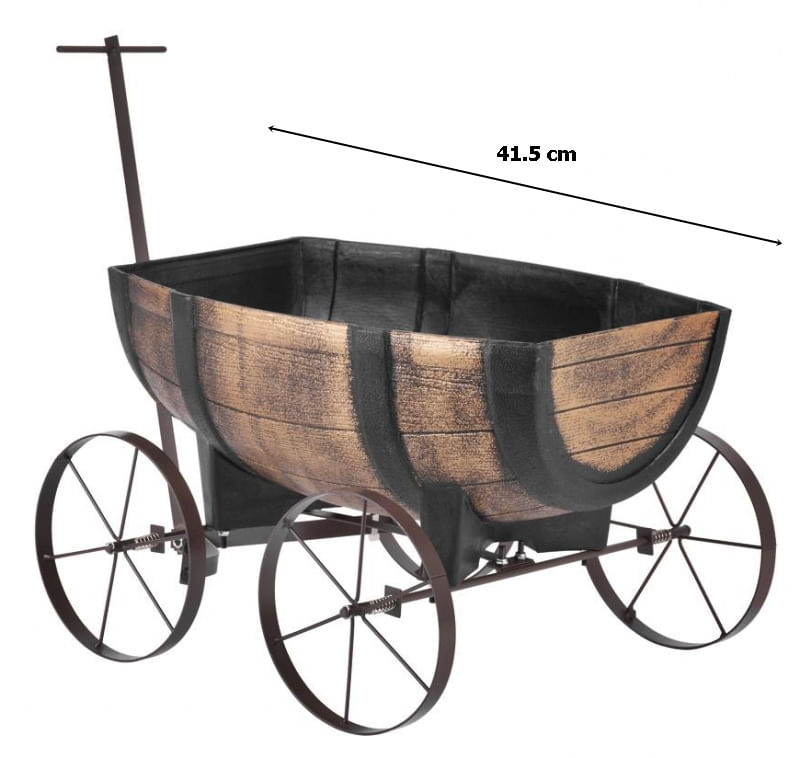 Ghiveci flori tip caruta pentru terase sau gradina 41.5x29x19 cm — imaginea 3