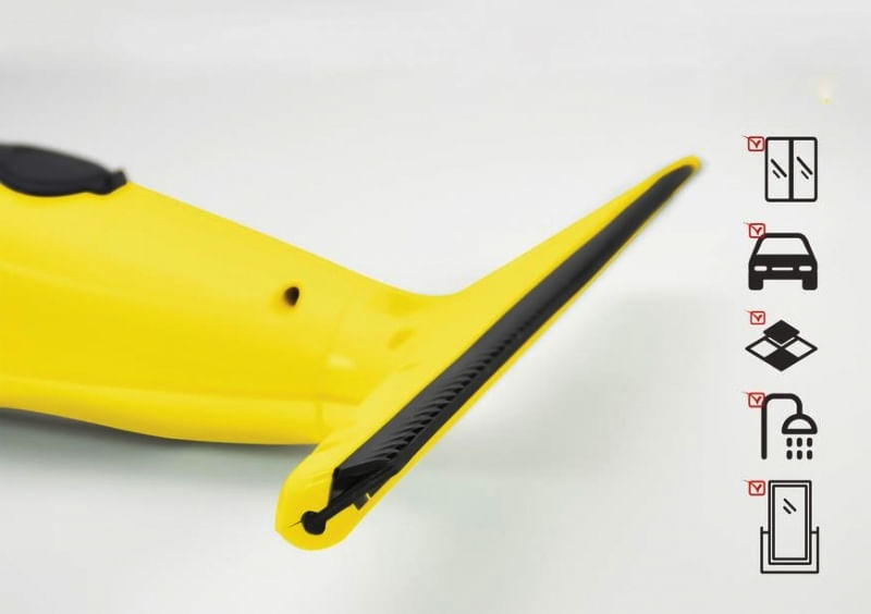 Aspirator geamuri cu acumulator Li-Ion 2000mAh, telescopic max 120cm - imagine 3