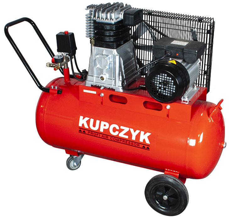 Pachet Compresor de aer industrial 90 litri + Set aer 5 piese , 345l/min 2.2kW, 220V K 400/90 DK.K400/90 — imaginea 2