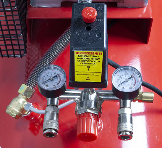 Pachet Compresor de aer industrial 90 litri + Set aer 5 piese , 345l/min 2.2kW, 220V K 400/90 DK.K400/90 — imaginea 8