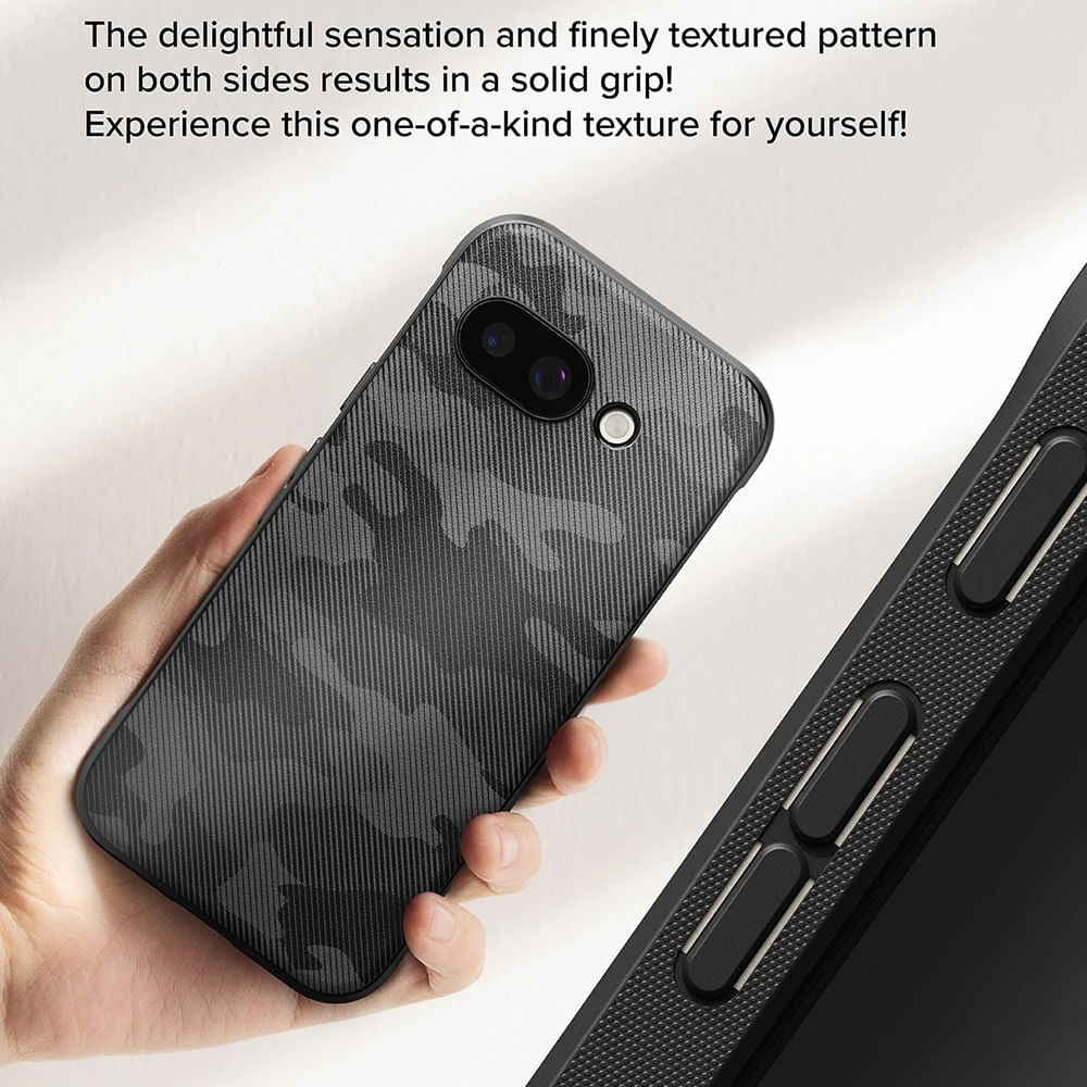 Husa pentru Google Pixel 9a - Ringke Onyx Design - Camo Negru