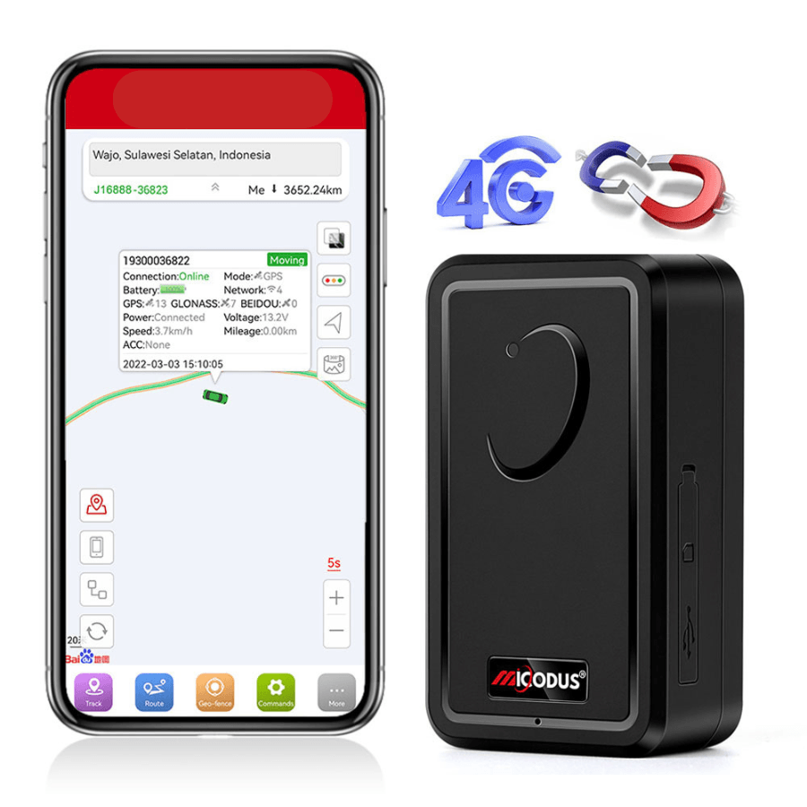 GPS Tracker 4G ML500G cu Microfon, Localizare Live, Magnet Puternic, Baterie 5000mAh, IP67, Alerta Viteza/Zona - imagine 6