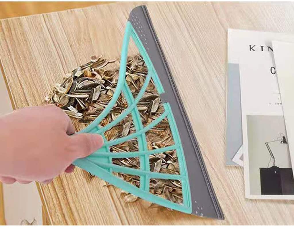 Matura Multifunctionala din silicon 2 in 1, Indeparteaza Murdaria, Parul si Lichide pentru Sticla, Parchet, Gresie - imagine 2