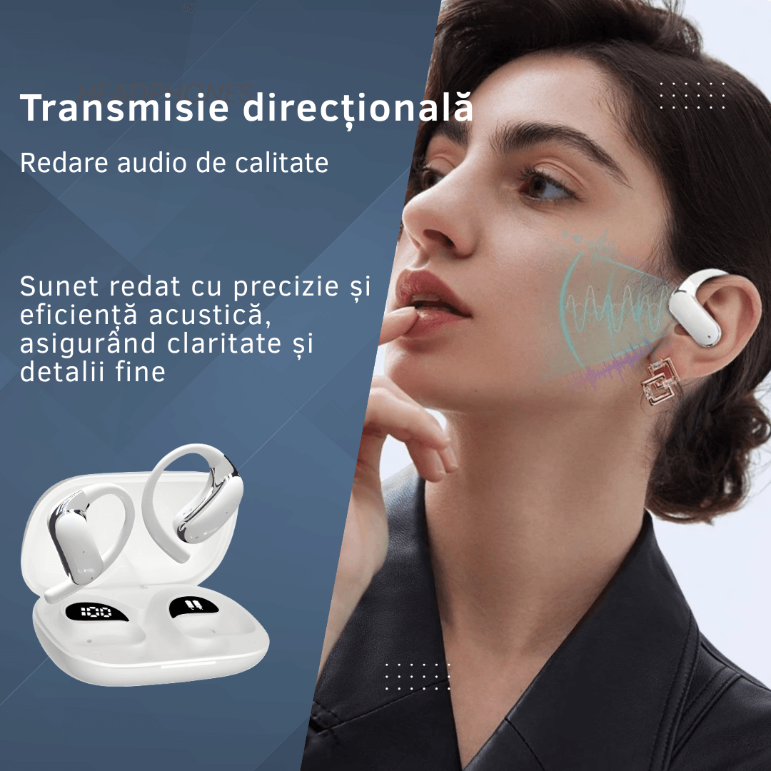 Casti wireless cu traducator in timp real, 144 de limbi, AI smart translation, bass dinamic 14.2mm - imagine 10