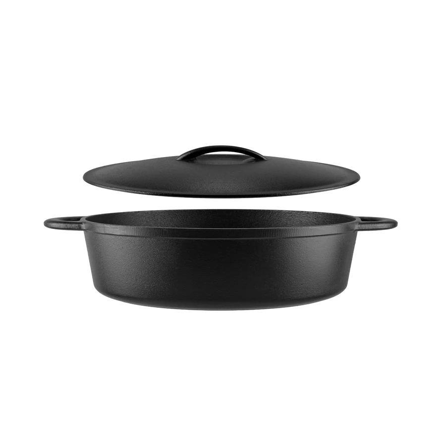 Cratita din fonta cu capac 30*6 cm