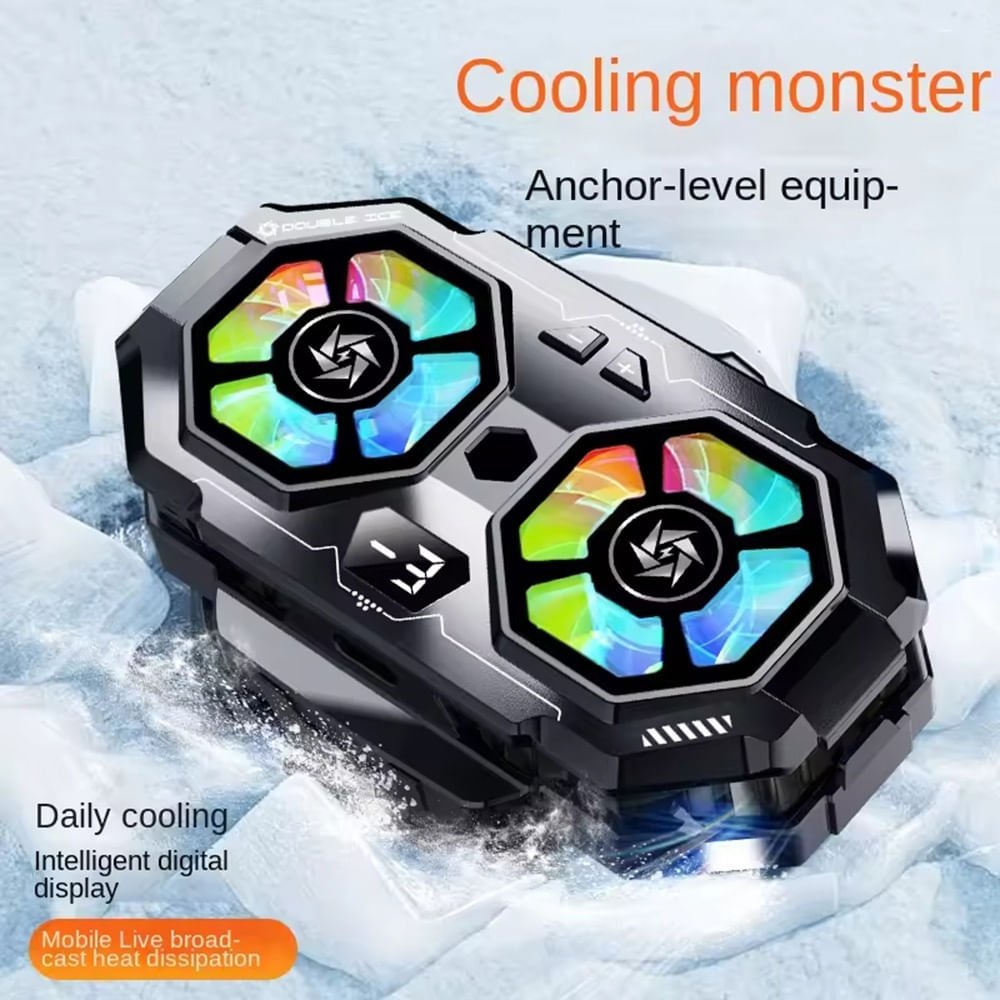 Ventilator pentru Telefon, Dual - Techsuit (SL22) - Grey