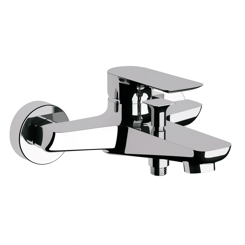 Baterie de cada Remer Rubinetterie Infinity I05, aparenta, monocomanda, comutator dus,,aerator, cartus ceramic, alama — imaginea 2