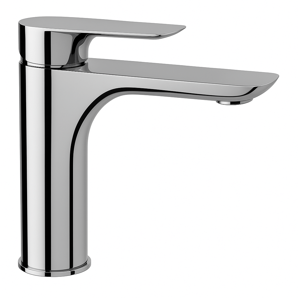 Baterie lavoar Remer Rubinetterie Infinity I11, monocomanda, cartus ceramic, aerator, aspect minimalist, alama sanitara — imaginea 3