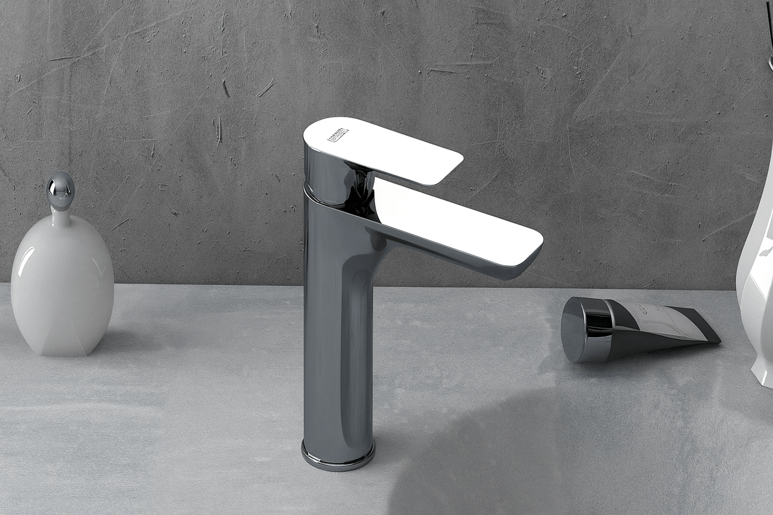 Baterie lavoar Remer Rubinetterie Infinity I11, monocomanda, cartus ceramic, aerator, aspect minimalist, alama sanitara — imaginea 5