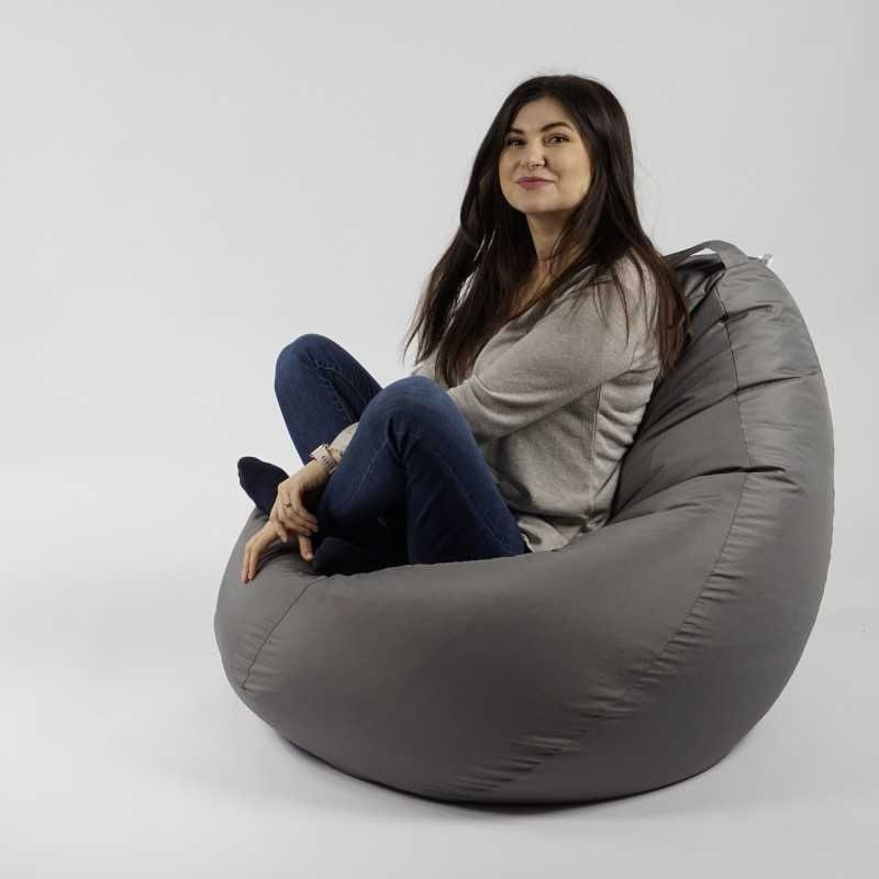 Fotoliu Nirvana Grande, material impermeabil, Gri — imaginea 7