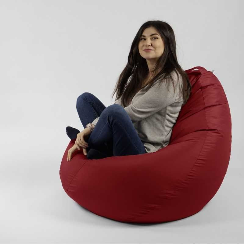 Fotoliu Nirvana Grande, material impermeabil, Rosu — imaginea 4