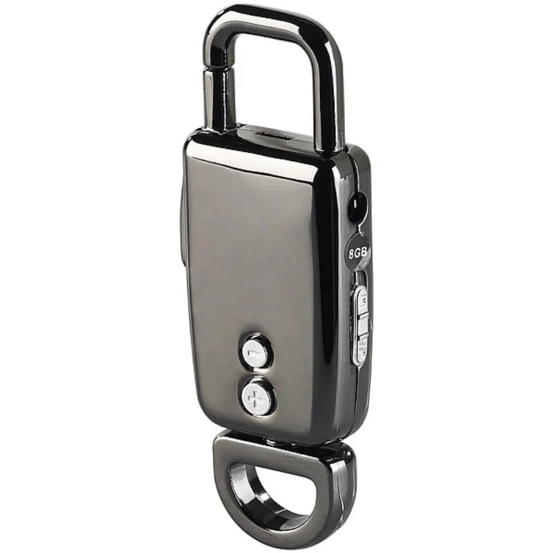 Breloc Reportofon iUni BR11, 8GB, MP3 Player, Black
