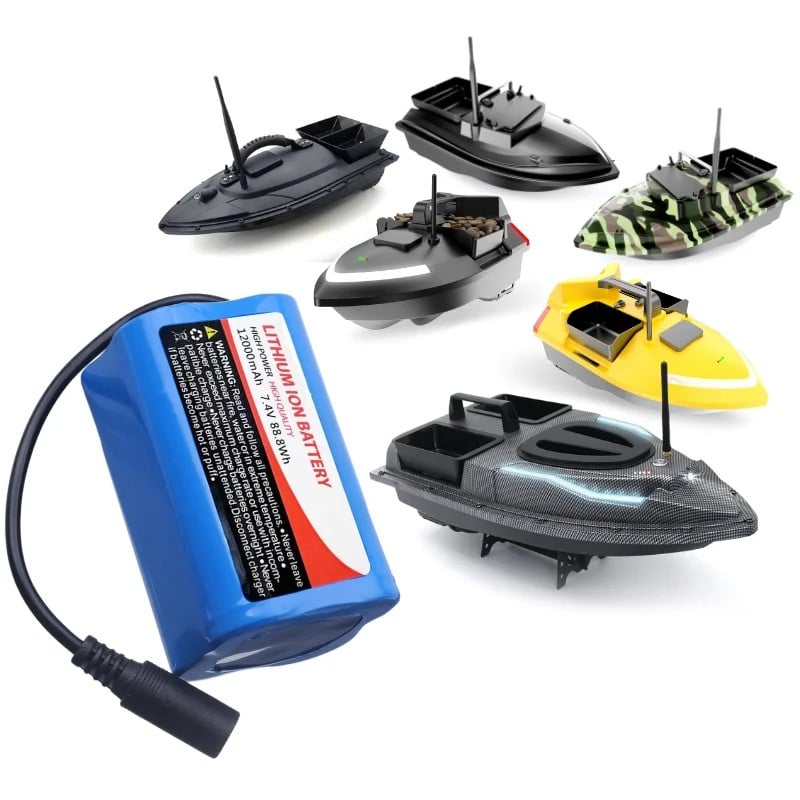 Baterie barca nadit platat momeala, 12000mAh, iUni BT12, 7.4V, Li-ion