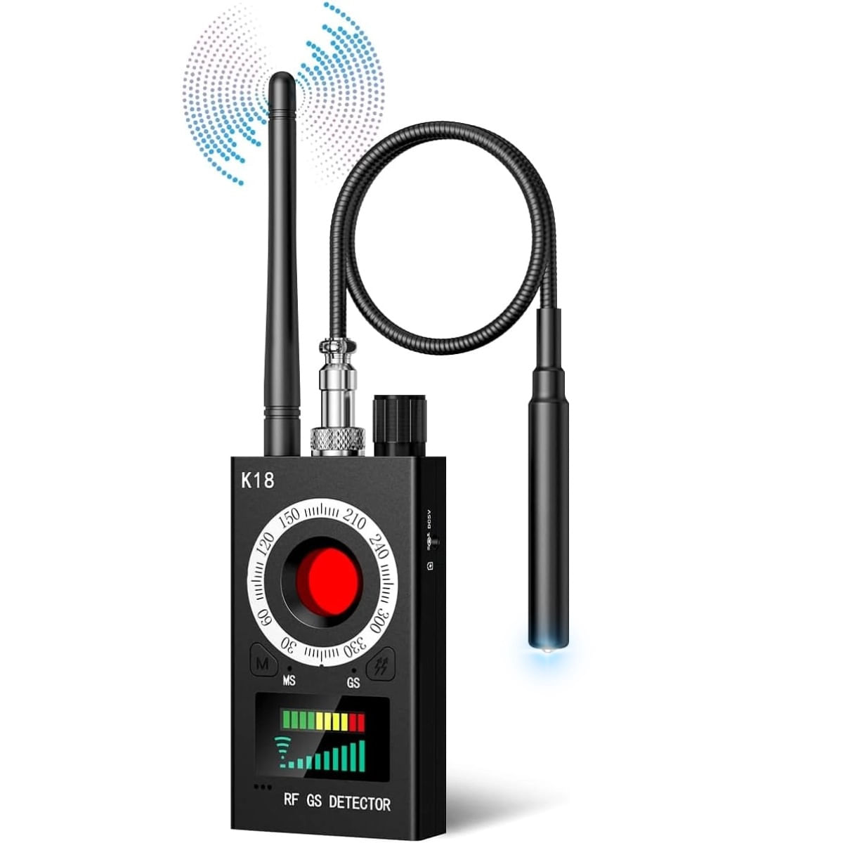 Detector de camere si microfoane spion profesional iUni K18