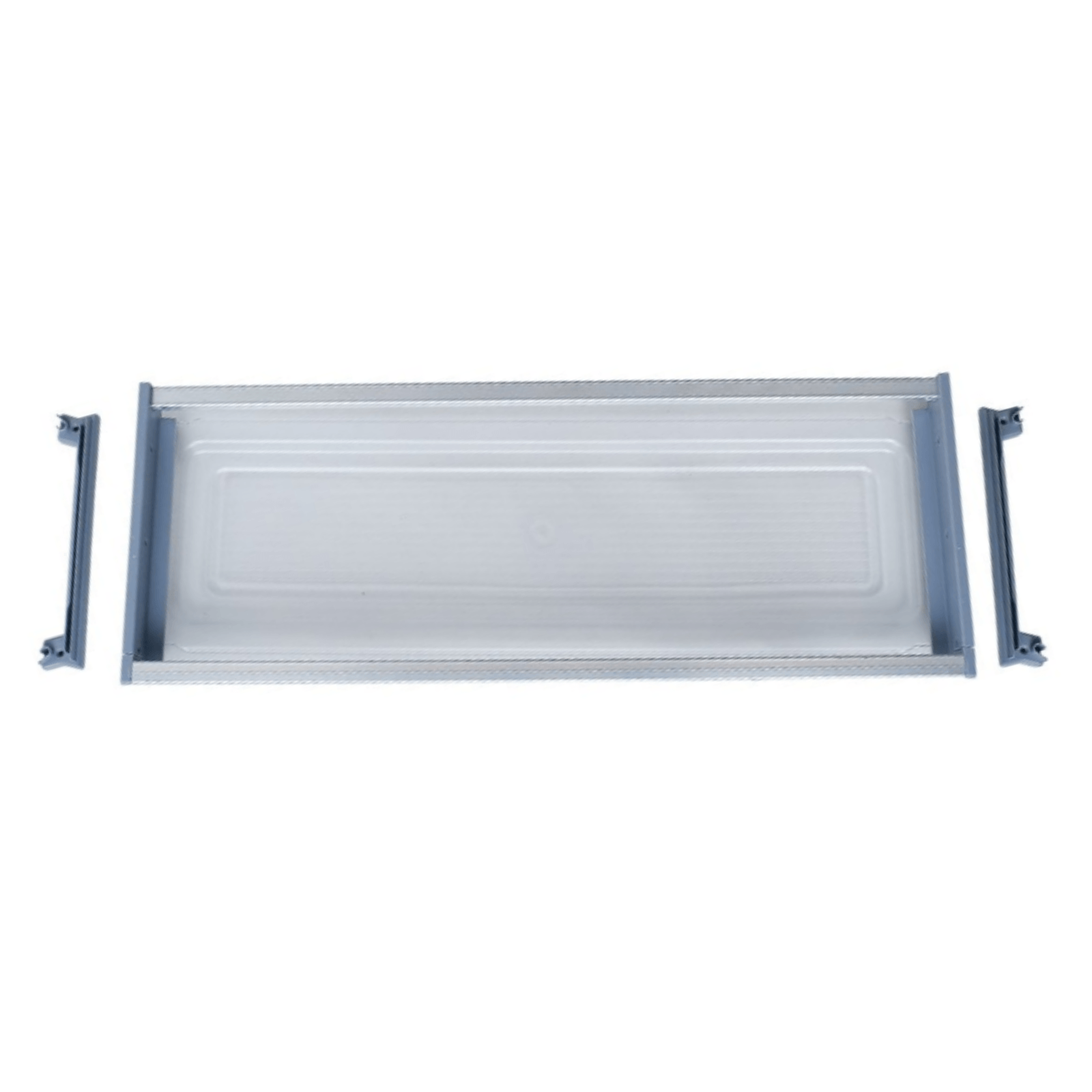 Scurgator Vase din Otel Inoxidabil cu 2 Rafturi, Pentru Dulap cu Dimensiune Exterioara de 900mm, Tavita de Plastic, Inox
