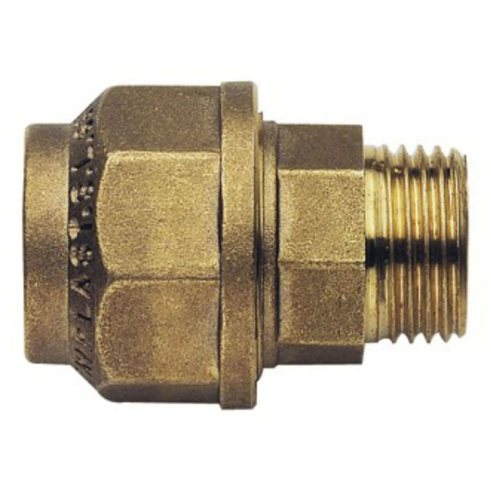 Racord compresie alama Remer Rubinetterie Minutery 490RM2063, filet exterior, 2" x 63 mm, alama - imagine 2
