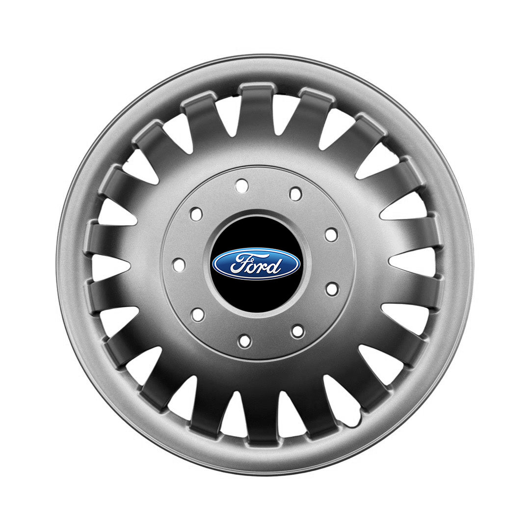 Set 4 capace roti 16 inch (R16) bombate compatibile Ford TRANSIT, model 410