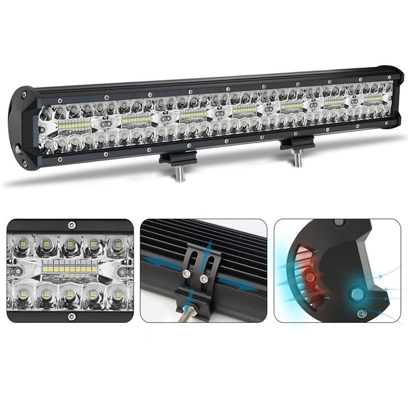 LED bar 420W/9-30V, 42000 lumeni, Combo, 51cm lungime, Alb — imaginea 2