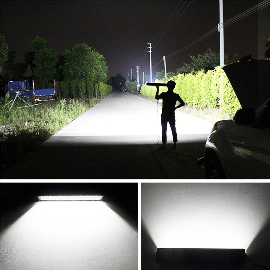 LED bar 420W/9-30V, 42000 lumeni, Combo, 51cm lungime, Alb — imaginea 4
