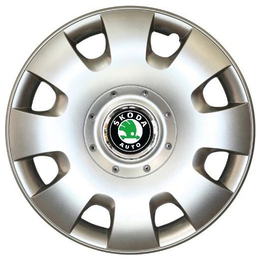 Set 4 Capace Roti 15 inch, Pentru Skoda, Model 304