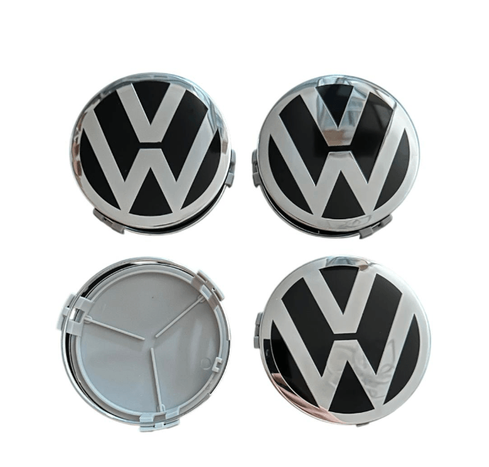 Set 4 capace jante VW Volkswagen pentru jante Mercedes exterior: 75mm, interior: 69mm - imagine 2