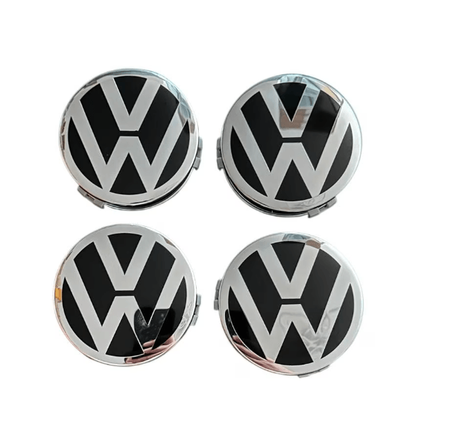 Set 4 capace jante VW Volkswagen pentru jante Mercedes exterior: 75mm, interior: 69mm - imagine 3