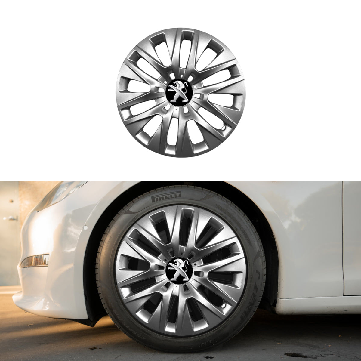 Set 4 capace roti potrivite jantelor de 16 inch (R16) compatibile gama PEUGEOT model - 429