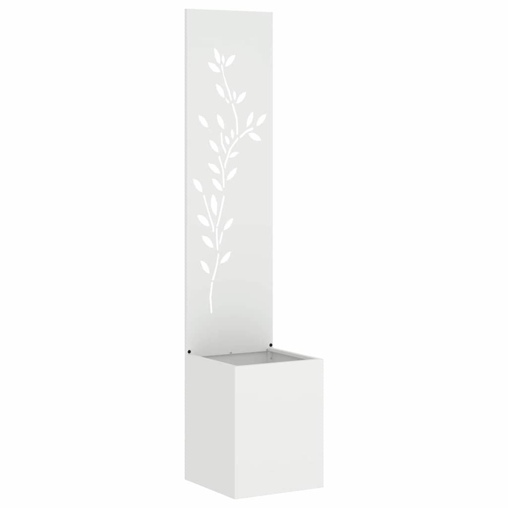 Ghiveci pentru gradina Floral Alb 32 x 140 cm