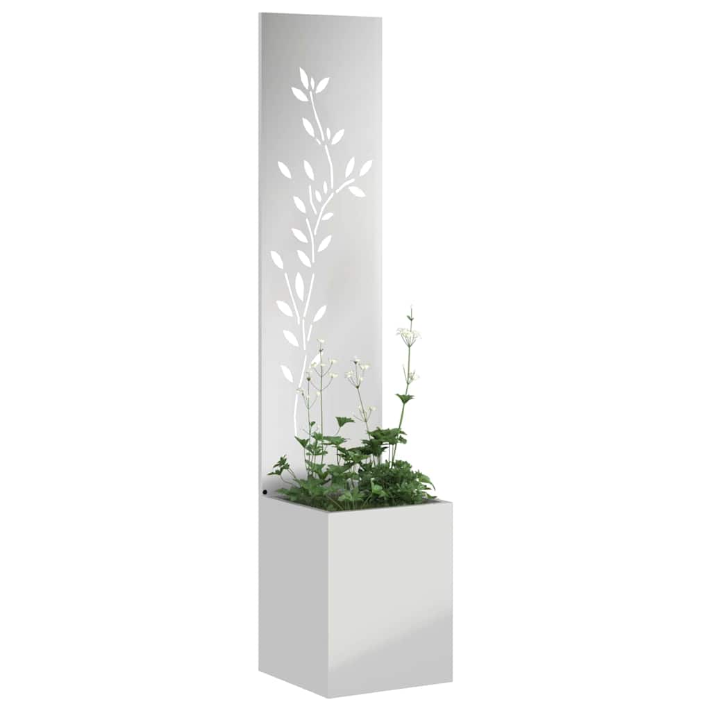 Ghiveci pentru gradina Floral Argintiu 32 x 140 cm — imaginea 4