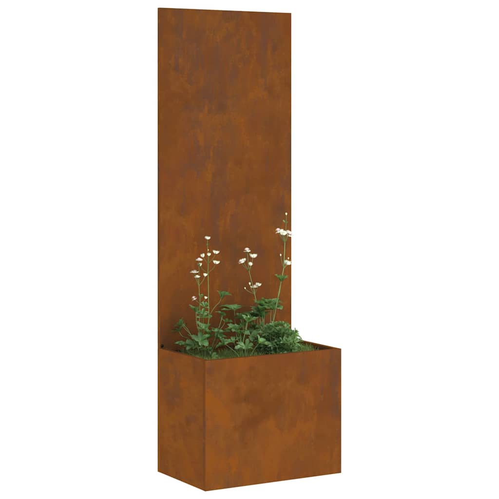 Ghiveci pentru gradina Traforaj Ruginit 50 x 140 cm — imaginea 3
