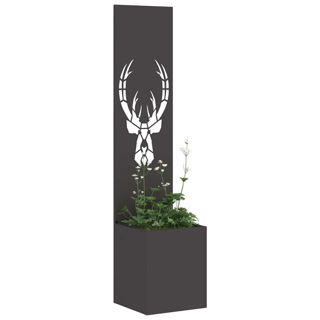 Ghiveci pentru gradina Negru 32 x 140 cm — imaginea 4