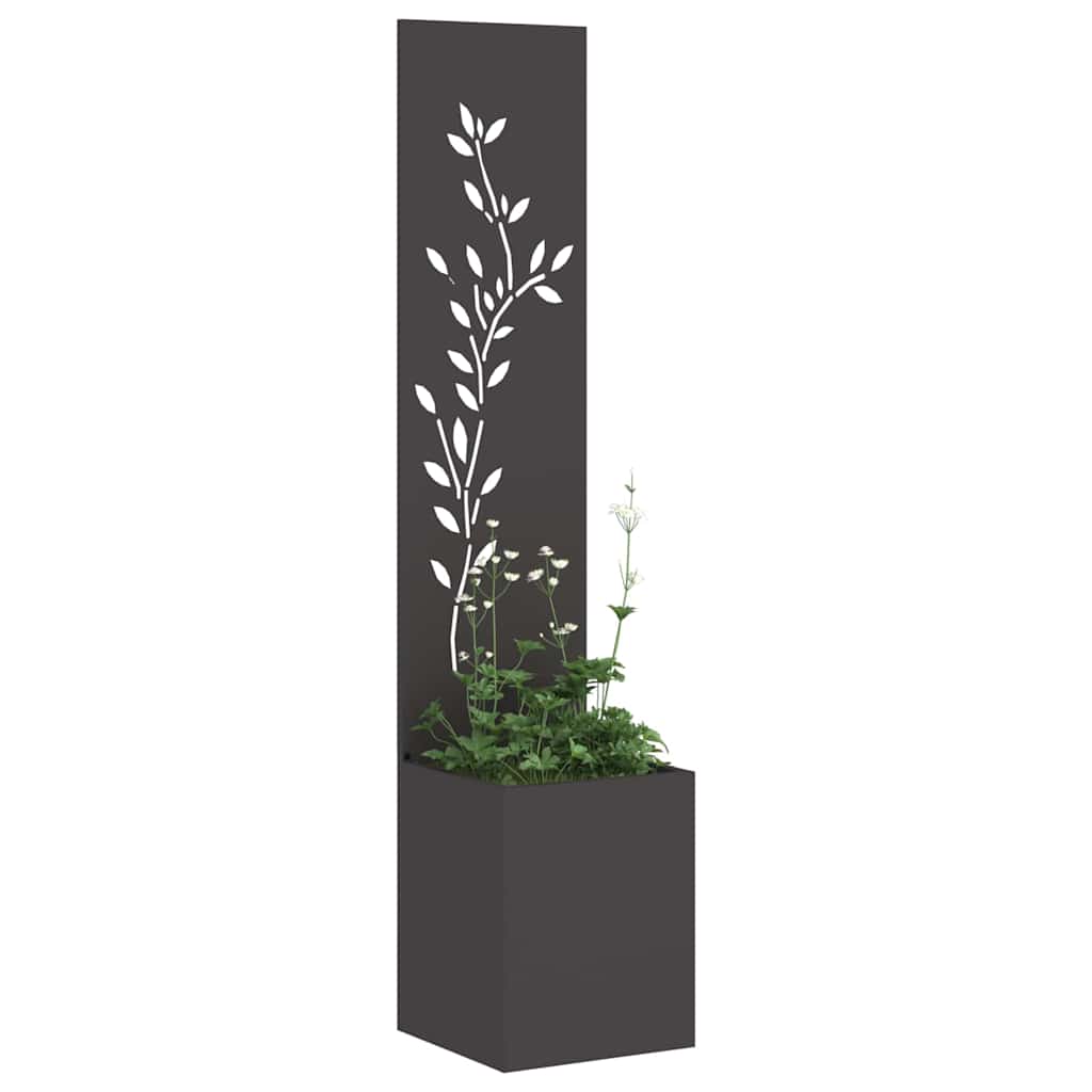 Ghiveci pentru gradina Floral Negru 32 x 140 cm — imaginea 4