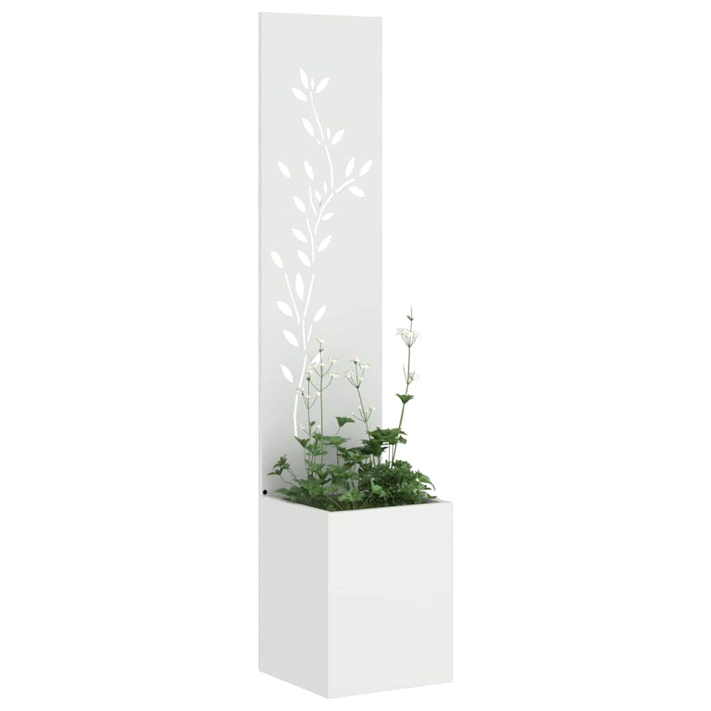 Ghiveci pentru gradina Floral Alb 32 x 140 cm — imaginea 4